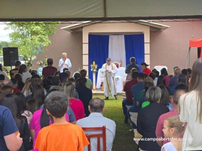 Rio Bonito do IguaÃ§u - Festa N.S. Aparecida atraÃ­ FiÃ©is em Barra Mansa do IguaÃ§u